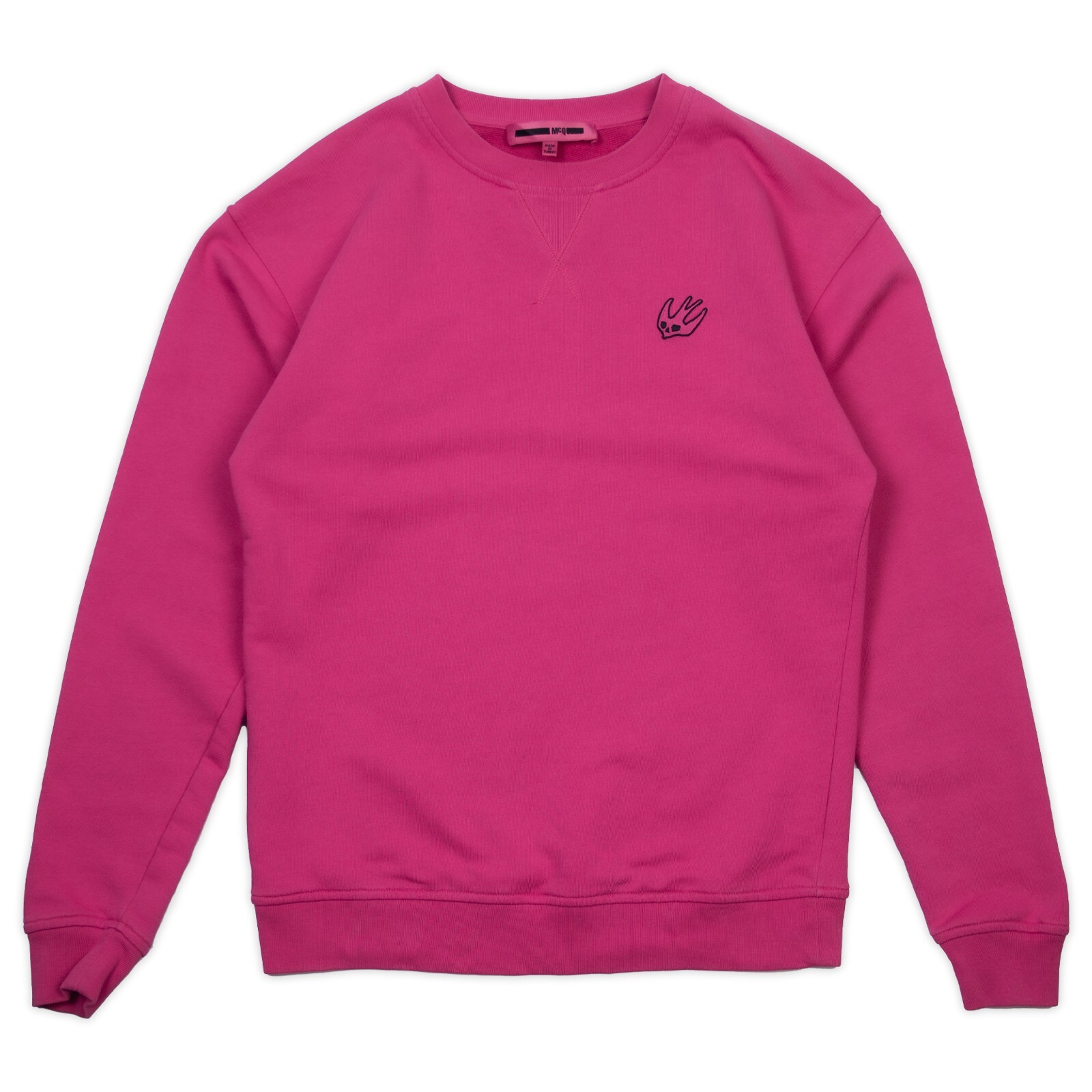 Alexander McQueen Pink Embroidered Logo Women Sweatshirt MCQ