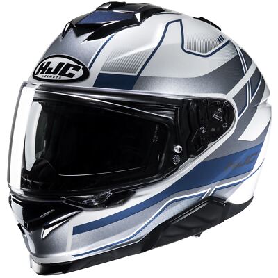 HJC I71 Iorix Helmet - Silver/White/Blue - MC-2 - XL 0815-1502-07