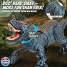 Lozadia Remote Control Dinosaur Toys for Kids 3-5 5-7 8-12 yr, Large T-Rex Dinosaur Toys with 360° Swaying Head, Mist Spray and Roar, Realistic Walking Robot Dino Toy, Best Birthday Gifts for Boys Girls