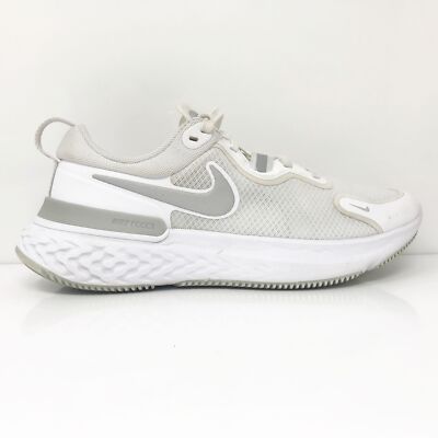 

Белые кроссовки Nike Womens React Miler CW1778-100, размер 7,5, Белый, React Miler