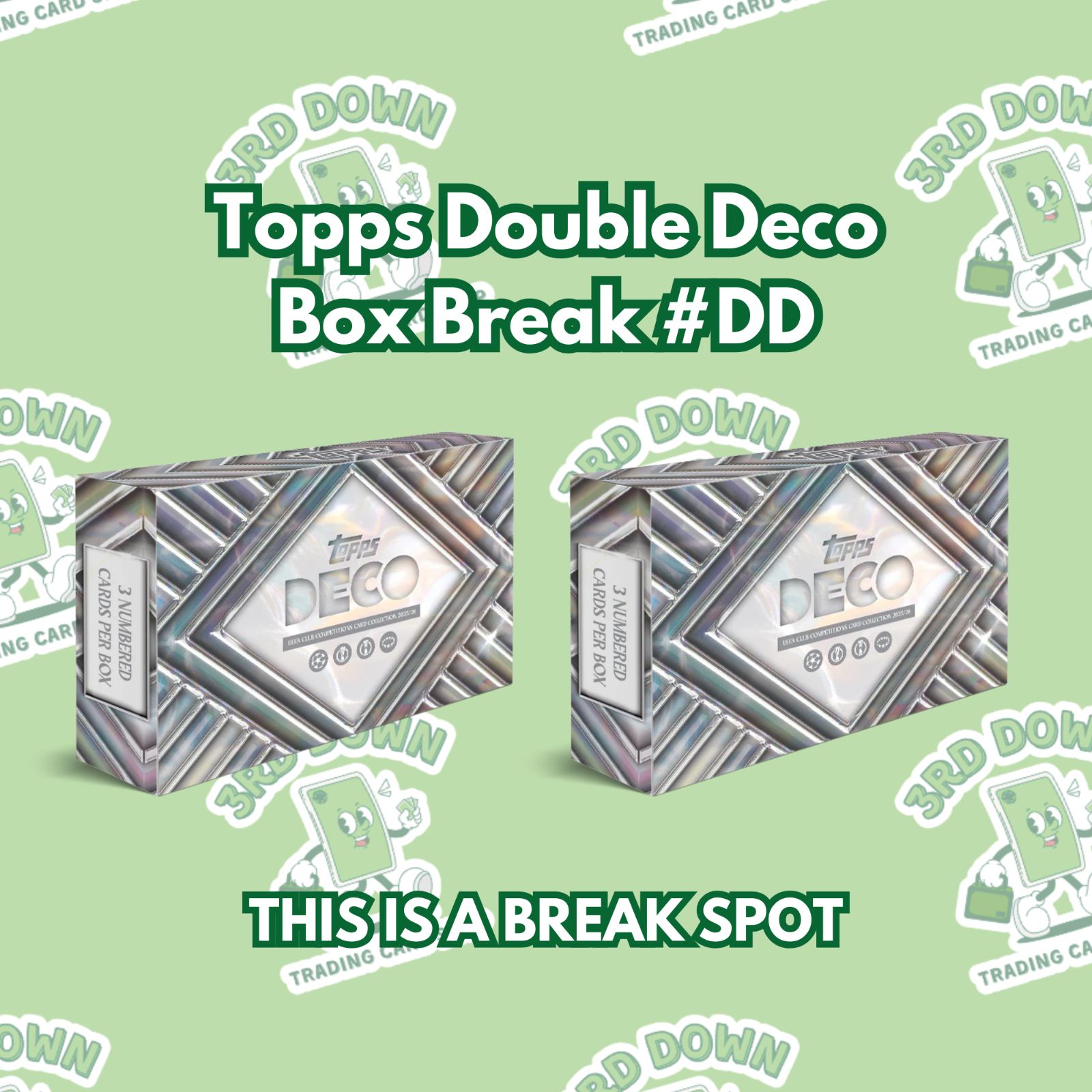 Juventus TOPPS UCC DECO  2  BOX BREAK  #J30826 #DD