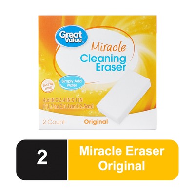 Great Value Original Miracle Eraser   2 Count