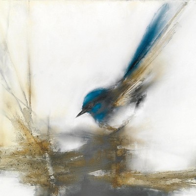 Wall Art Prints Little Blue I by J.P. Prior, Animals Decor, 16'' x 16''