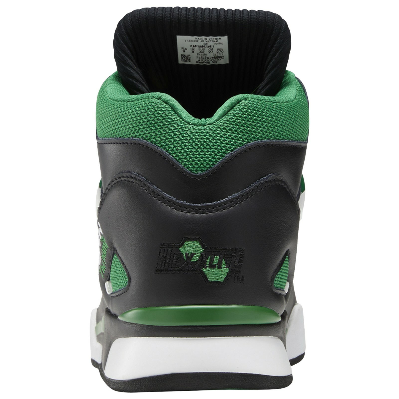NEW Reebok PUMP OMNI ZONE II CELTICS Men's Shoes Black Green US Szs 7-14  GX3779: купить с доставкой из США, цена 11 493 руб - (354035113160)