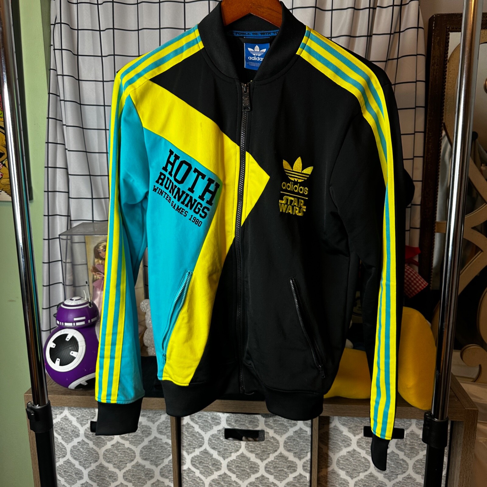 Adidas Star Wars Track Jacket Hoth Runnings - Rare Collab Adidas Star Wars Track Jacket Hoth Runnings - Rare Collab