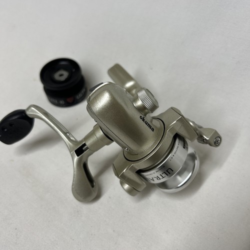 Okuma Ultralite 10 Spinning Reel w Spare Spool Mint Condition Free Shipping
