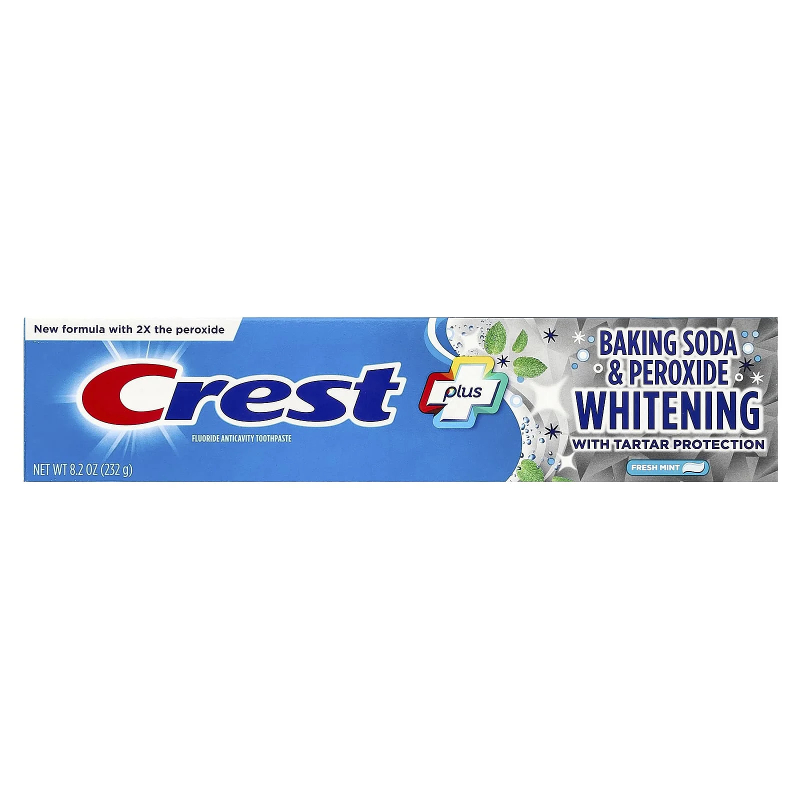 Crest Tartar Protection Whitening Fluoride Toothpaste Cool Mint Flavor 8.2Oz 6PK