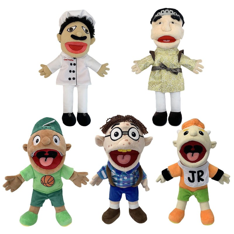 Jeffy Puppet Cheap Sml Jeffy Hand Puppet Plush Toy 40CM Stuffed Doll Kids Gift