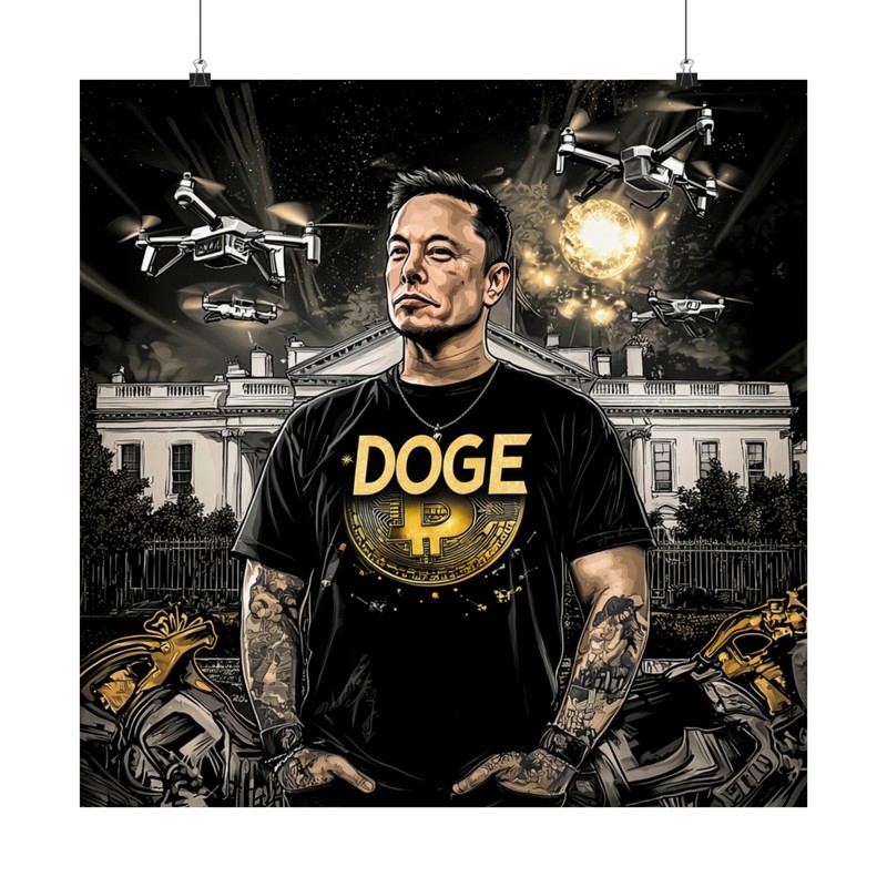 Elon Musk DOGE Bitcoin Dogecoin Crypto Alien Orbs UFO UAP