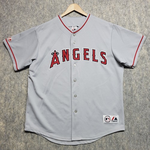 Majestic ANGELS ジャケット XL Anaheim Angels Majestic Mens XL Red 1/4 Zip Windbreaker