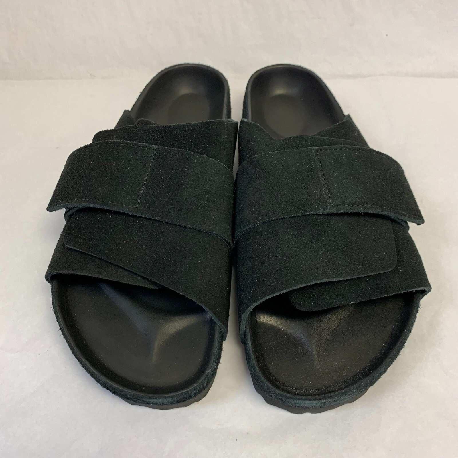 Birkenstock New w/ Box Kyoto Black Suede Leather Exquisite Birkenstock New w/ Box Kyoto Black Suede Leather Exquisite
