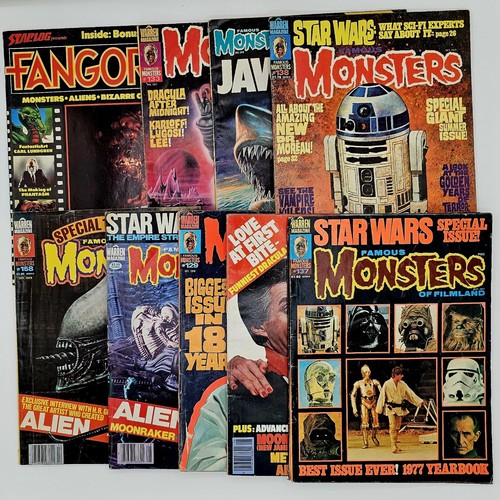 Famous Monsters マガジン STARWARS Rare Vintage Lot of Famous Monsters/Fangoria - Star Wars