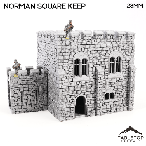 Norman Square Keep - Country & King - Fantasy Historical Bui