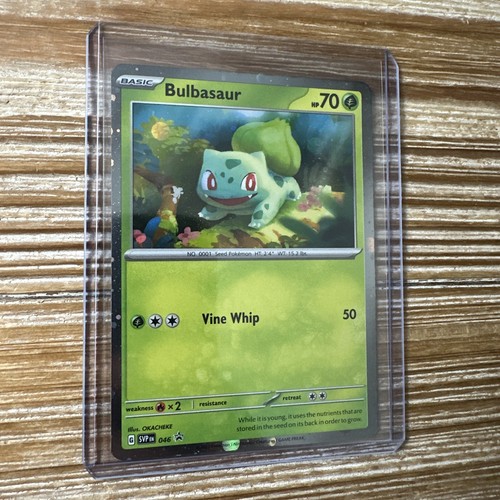 Pokemon Card Bulbasaur 151 Black Star Promo 2023 SVP 046 NM