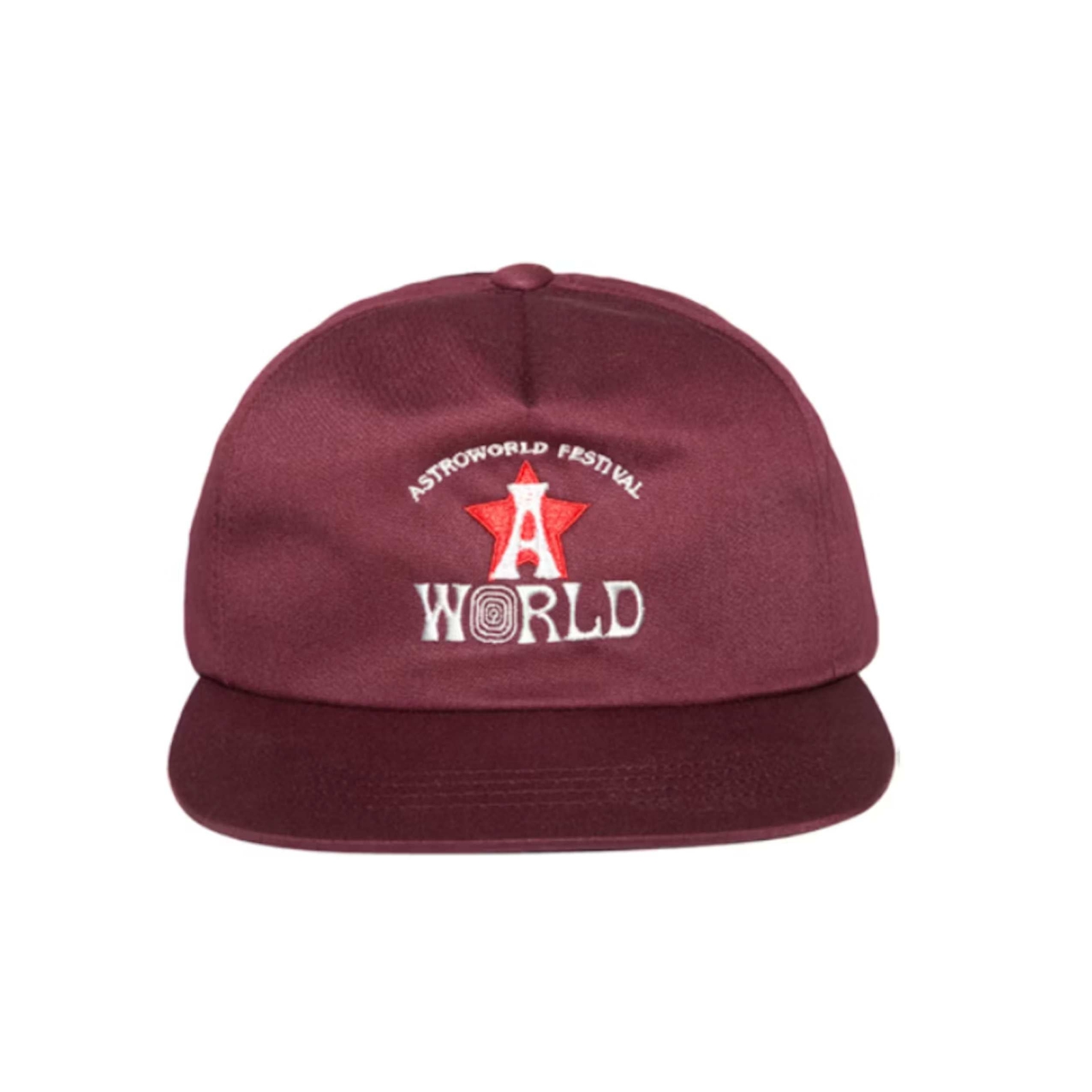 Travis Scott Astroworld Festival Hat Burgandy Limited