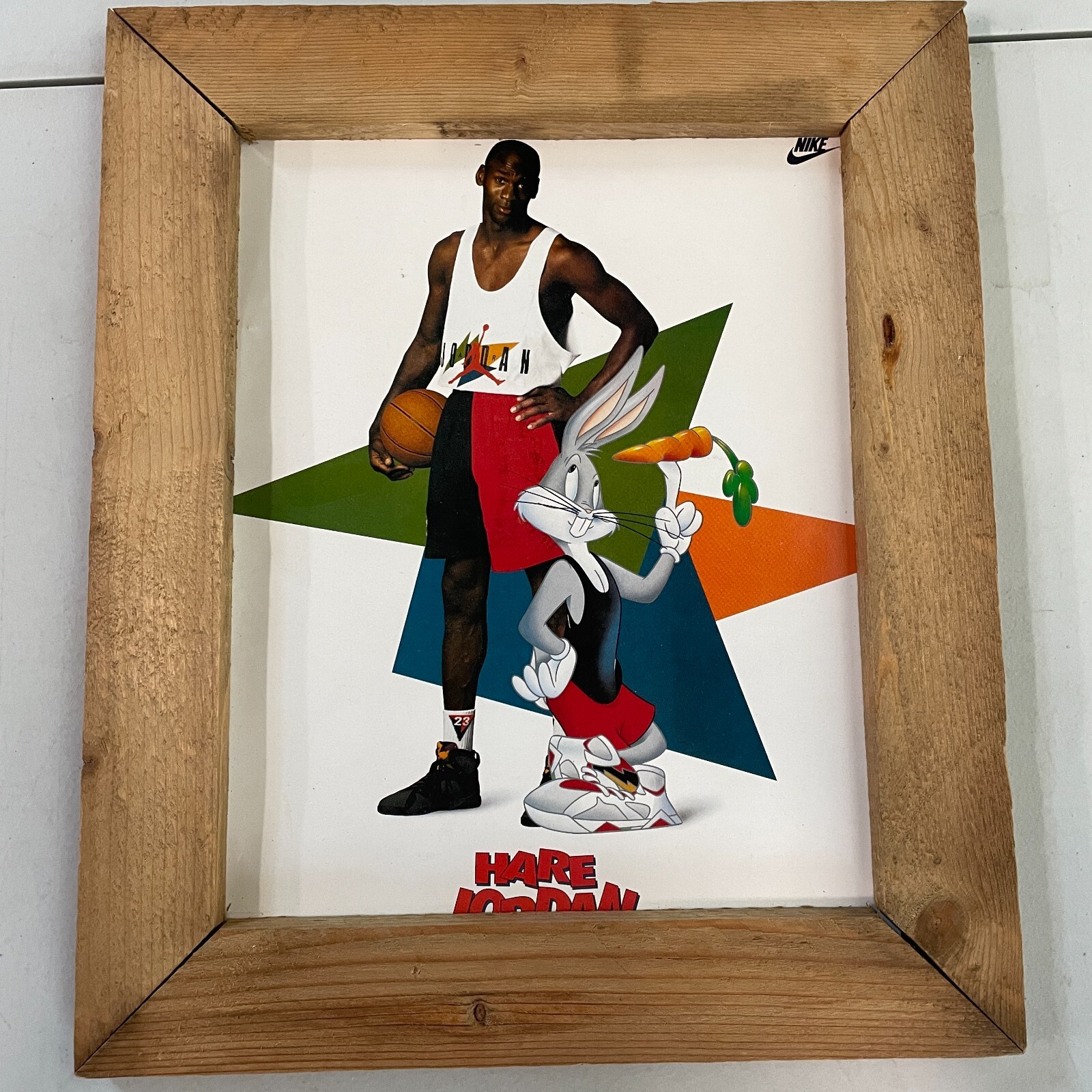 NIKE JORDAN × Bugs Bunny　1992　USA製 オリジナル NIKE Michael Jordan Bugs Bunny 1993 SPACE JAM 8X10 Picture