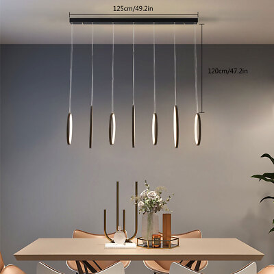 LED Geometry Chandelier Adjustable Rings High-temperature Resistance with Remote