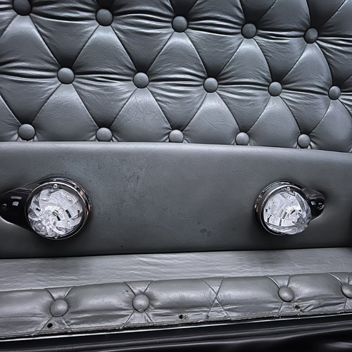 BEAMS LIGHTS 【JVAM 】 SLIPPER COW GRAINY Kenworth Stainless Steel Teardrop Style Interior Dome Light