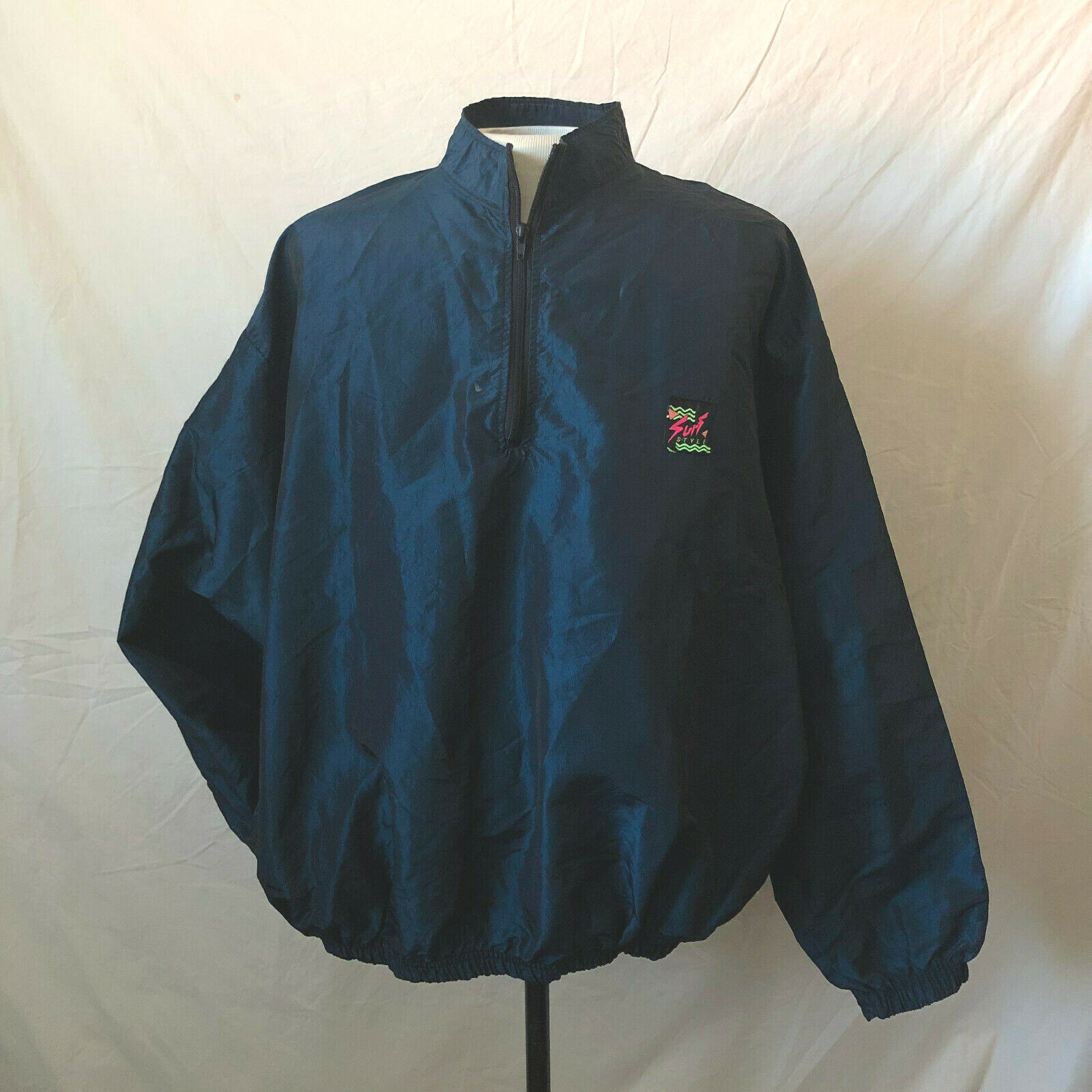 【archive】90s sullen Cotton Riders-jacket Vintage Size L Shelljacket Sport Jacket Windbreaker