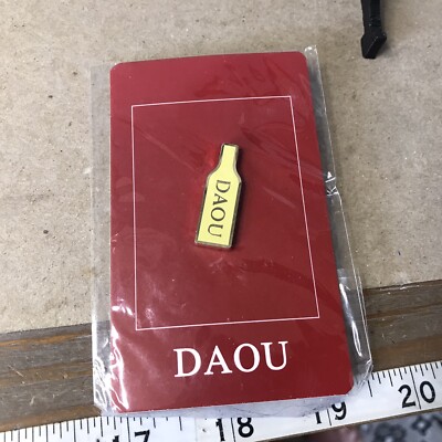 DAOU Vineyards Wine Bottle Advertising Enamel Lapel Pin