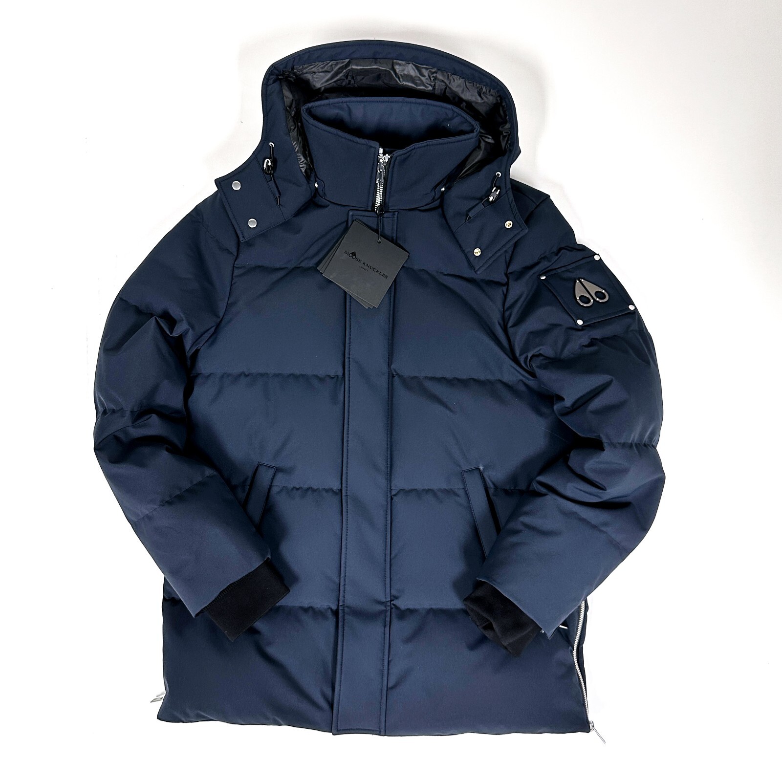 NEW* Men Moose Knuckles CLOUD 3Q Down jacket Navy (M32MJ178N NEW* Men Moose Knuckles CLOUD 3Q Down jacket Navy (M32MJ178N
