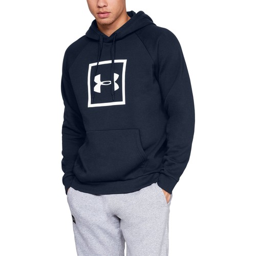 

[1329745-408] Толстовка Mens Under Armour Rival Fleece Box с логотипом, Синий