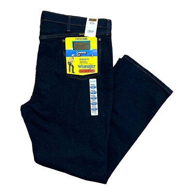 New Vintage WRANGLER 947STR Regular Fit Cowboy Cut Jeans Men s 46X32 Stretch