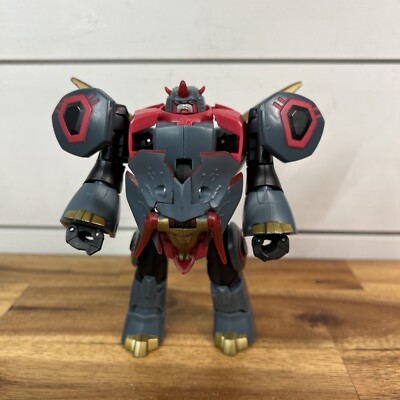 2007 Hasbro Transformers Animated Deluxe Dinobot Snarl Figure Ships Fast!