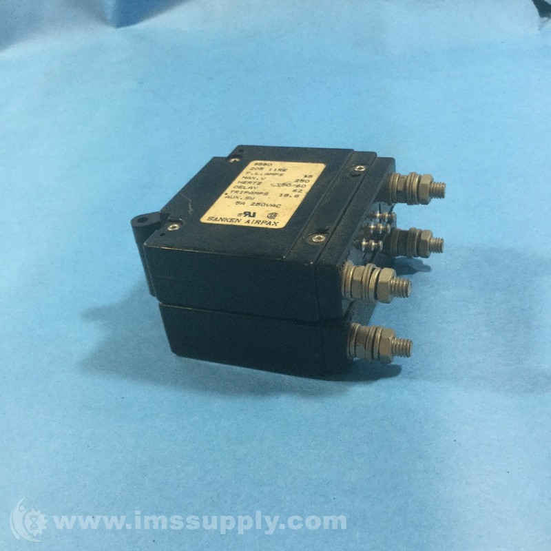 Sanken Airpax Circuit Breakers Surplus Industrial Equipment