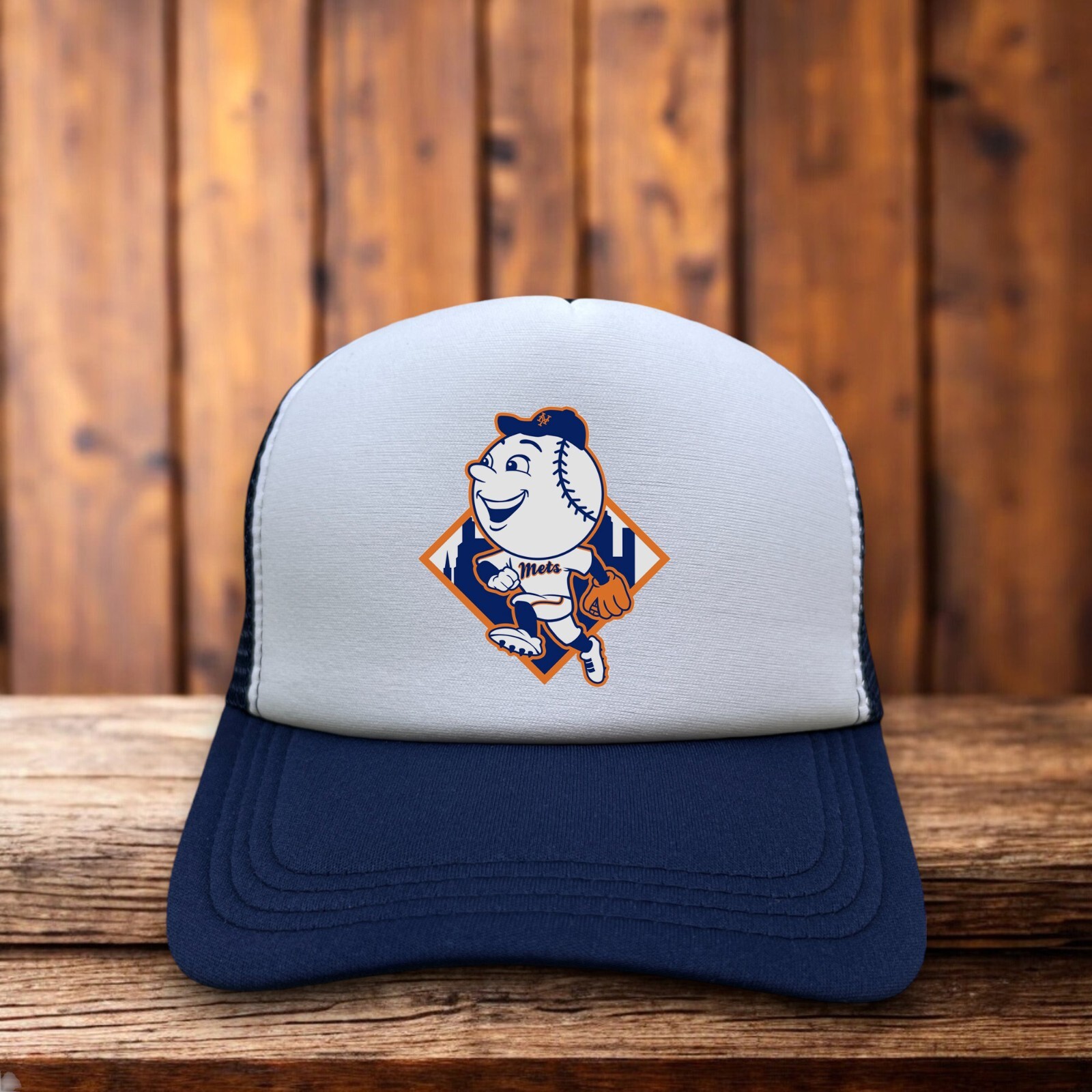 値下げ中‼️80s New York Mets THE G CAP NEW YORK METS ASG VINTAGE WHITE CHROME 2TONE BLUE VISOR