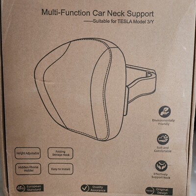 Multi Function Car Neck Support Suitable For Tesla Model 3/Y