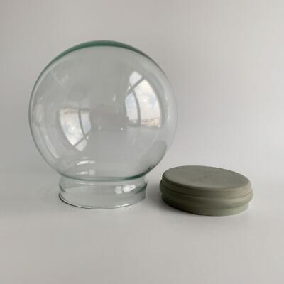 45/65/80/100/120mm Diameter Diy Empty Glass Snow Globe Decor Accessories Gift Sn