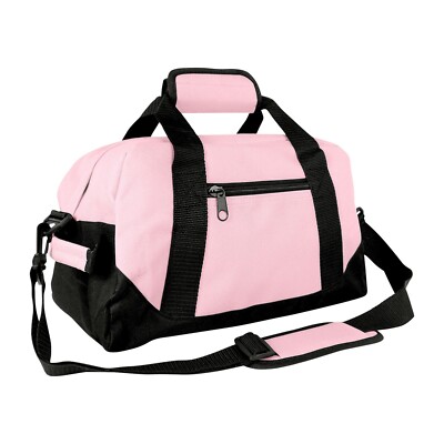DALIX 14'' Duffle Gym Mini Travel Bag Green Black Gray Blue Red Pink Orange