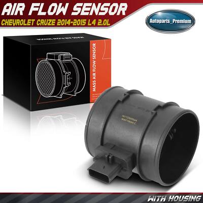Mass Air Flow Sensor w/ 8-Pin for Chevrolet Cruze 2014-2015 L4 2.0L with Housing