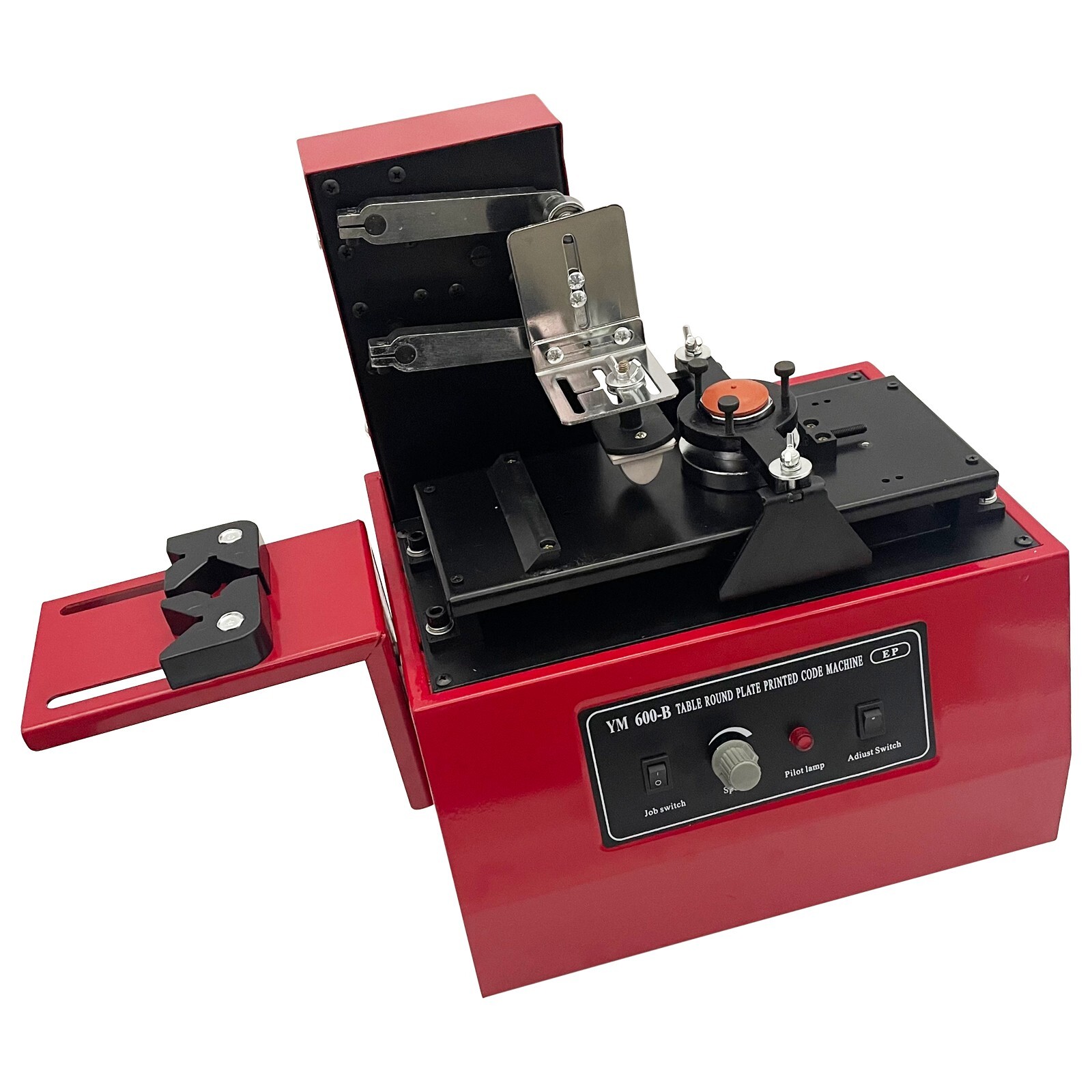 YM-600B 110V 80W Electric Sealed Ink Cup Pad Printer Date Logo Printing