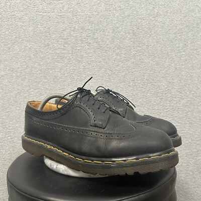 Vintage 90s Dr. Doc Marten shoes mens 11 Leather Wingtips Oxfords AW04 England
