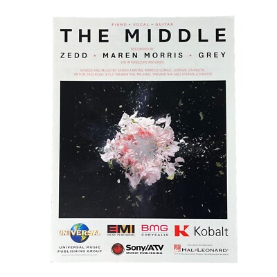 The Middle Sheet Music Piano Vocal Guitar Grey Maren Morris Zedd New Hal Leonard