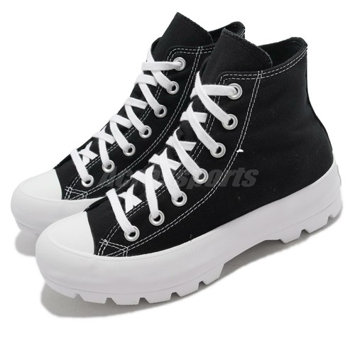 

Converse Chuck Taylor All Star Lugged High Black White Женские унисекс 565901C, Черный, Chuck Taylor All Star Lugged
