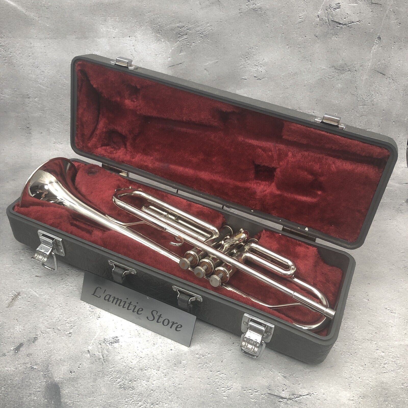 YAMAHA YTR-136 Trumpet Wind Musical Instrument Hard Case JP YAMAHA YTR-136 Trumpet Wind Musical Instrument Hard Case JP