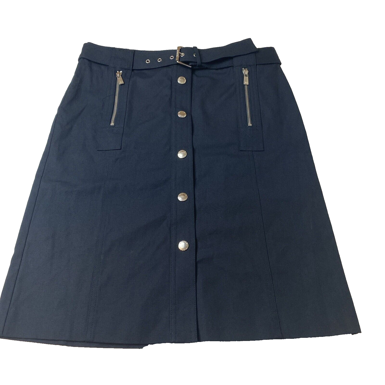 MICHAEL MICHAEL KORS Womens Straight Skirt US 6 dark navy