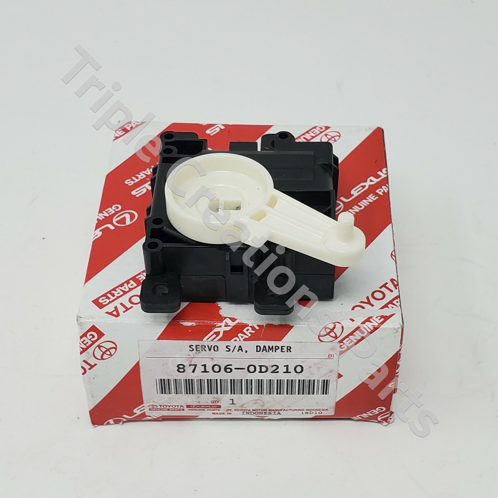 Toyota Genuine 87106-0D210 Servo Sub-Assy Damper Recirculation