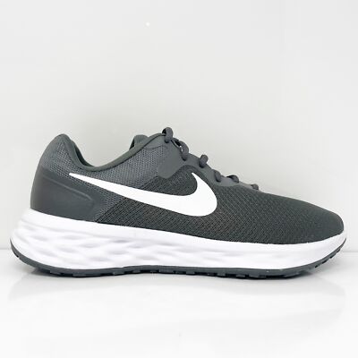 

Кроссовки Nike Mens Revolution 6 DD8475-004 серые кроссовки размер 8,5 Вт, Серый, Revolution 6
