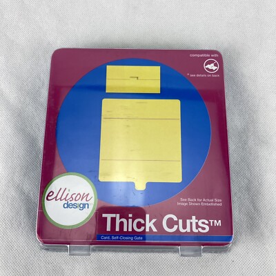 Ellison Design Thick Cuts Die Cut Cartridge CARD SELF-CLOSING GATE Design Studio