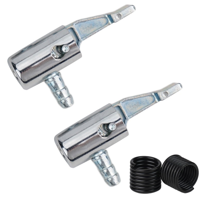 Schnellanschluss Reifenf??Lladapter Ventilanschluss Schlauchpumpe 6mm Silber