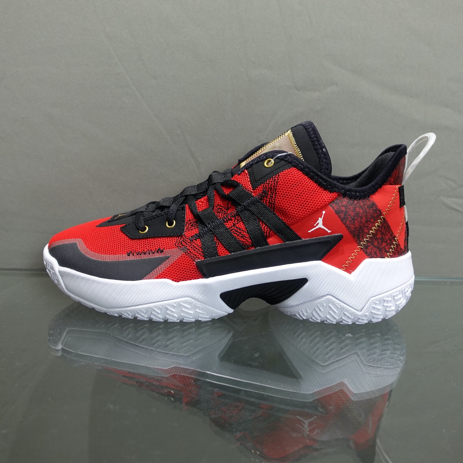 

Мужские кроссовки Air Jordan One Take II PF, размер 9, красные кроссовки для баскетбола #607, Красный, Air Jordan One Take II