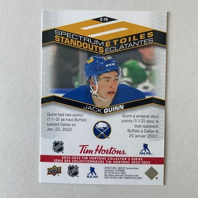 2022 Upper Deck Tim Hortons Collectors #C-14 Jack Quinn Spectrum Standouts