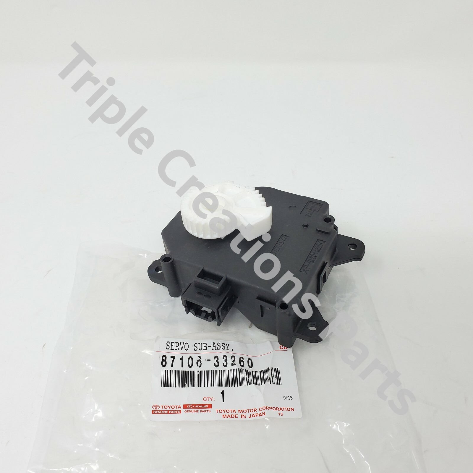 Toyota Genuine 87106-33260 Damper Servo Sub-As Air Conditioner