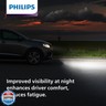Philips Automotive Lighting H11 NightGuide Platinum Premium Upgrade Automotive Replacement Headlight Bulb for High Beam, Low Beam, and Fog Positions (Pack of 2)