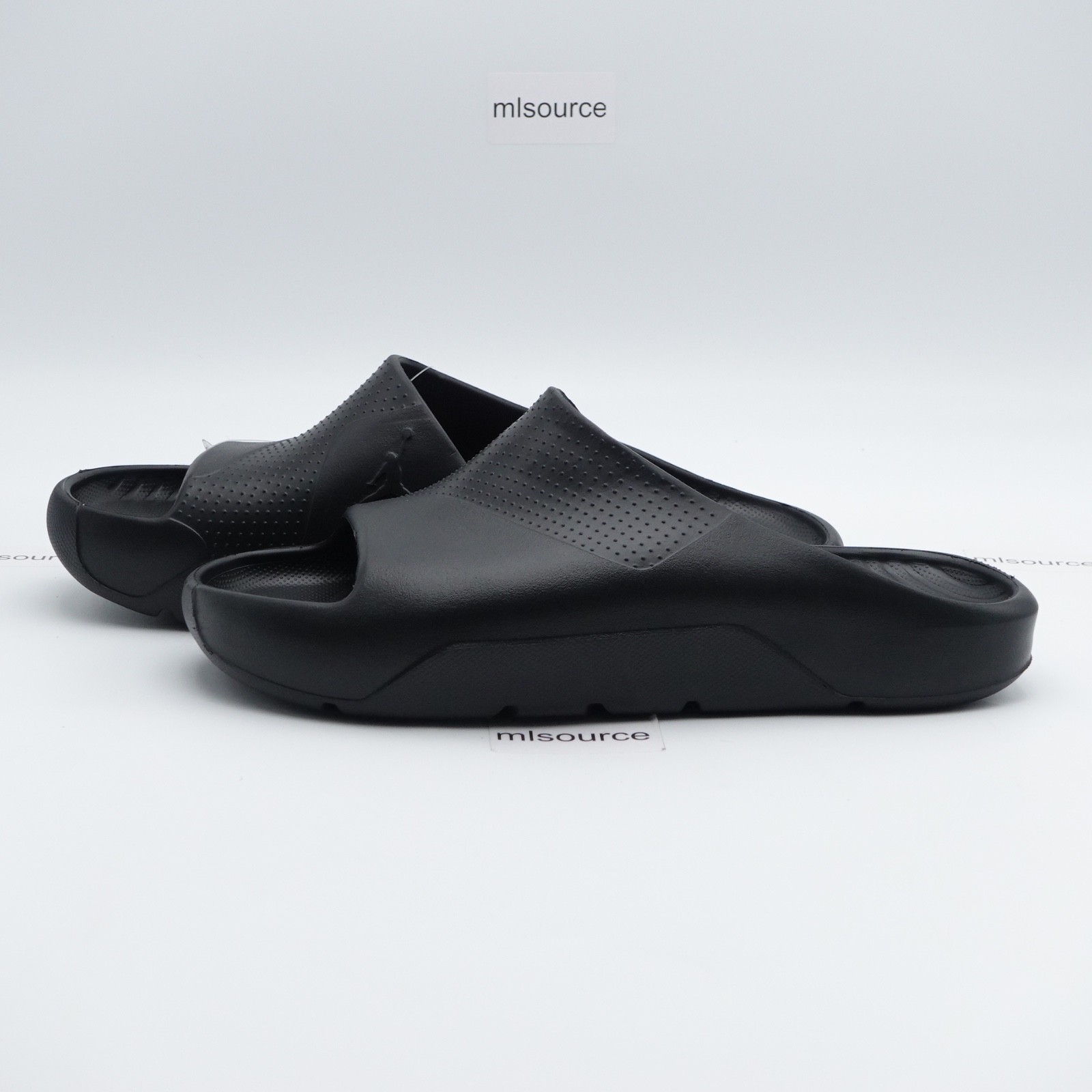 Size 9 Men's Jordan Post Slide Sandals DX5575-001 Black | eBay