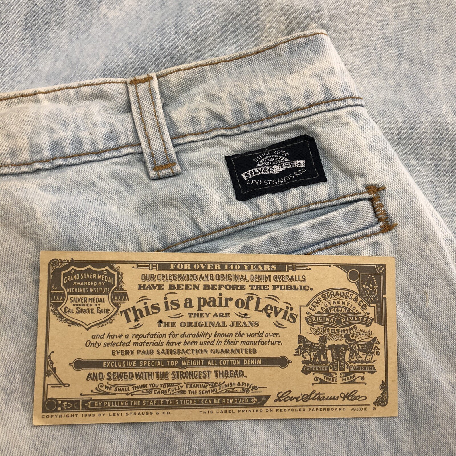 Джинсы (GM) Light Wash Vintage Levis 